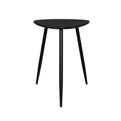 Triangular Solid Wood End Table