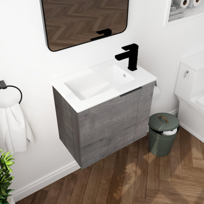 Meuble-lavabo de salle de bain avec lavabo