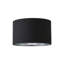 Takishia Linen Blend Lamp Shade in Black-1750396496