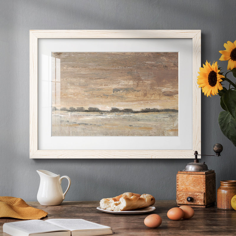 «Early Evening Light I», reproduction de cadre photo simple, H 28 po x l 42 po, Blanc