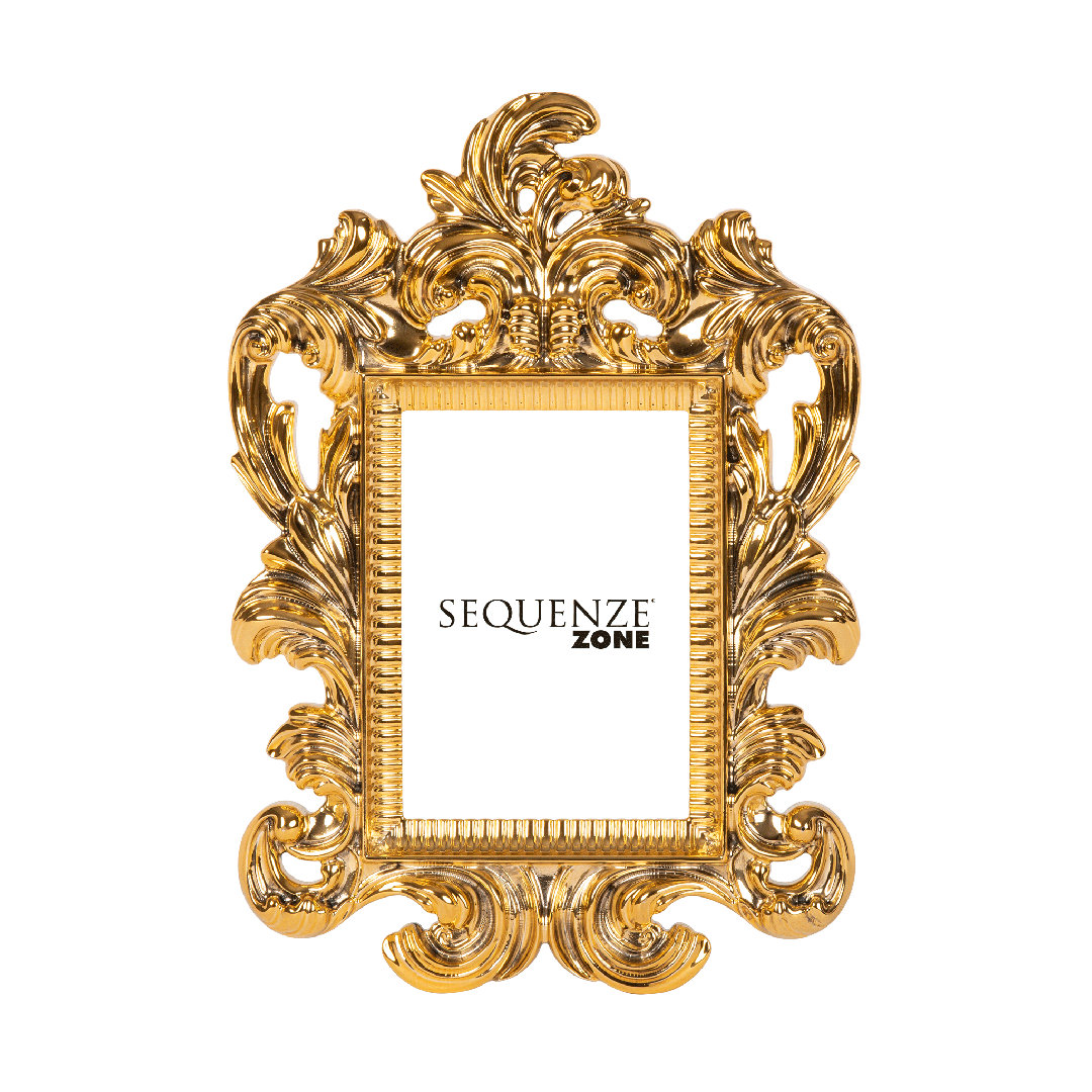 10 x 15 cm Embossed Metal Single Picture Frame