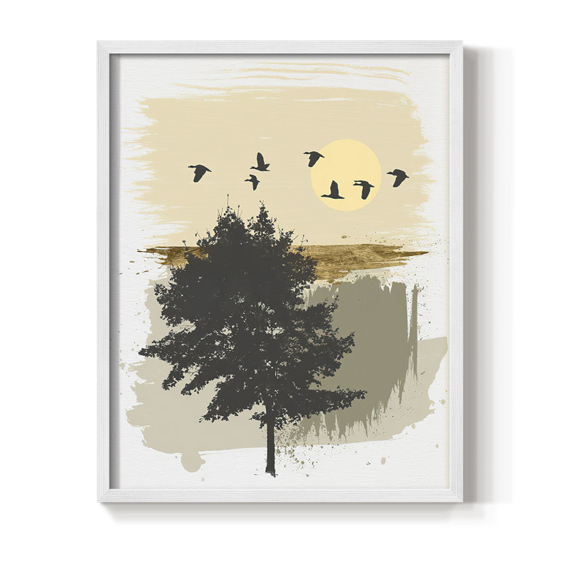 Impression encadrée retour - Home, H 21 po x l 17 po, Blanc