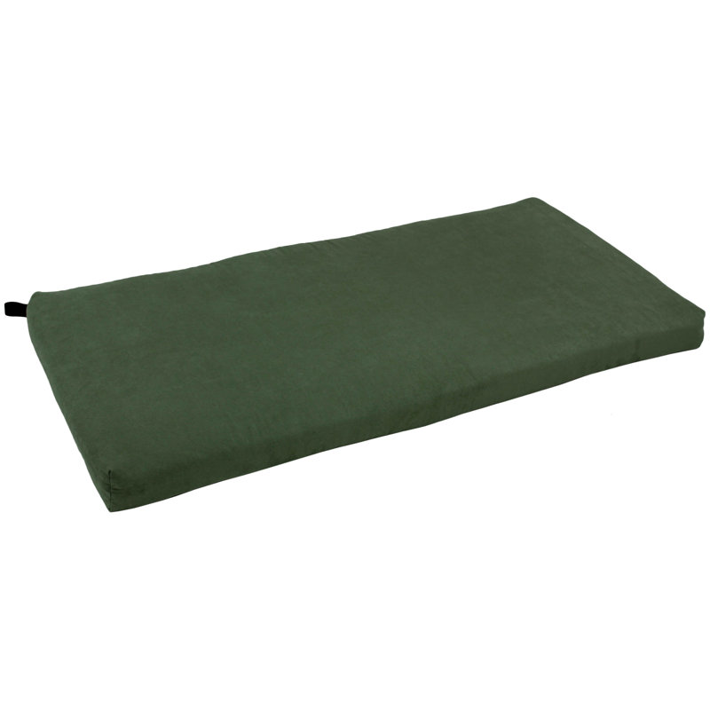 Outdoor 3'' Seat Cushion, Hunter Green, 40'' W x 19'' D