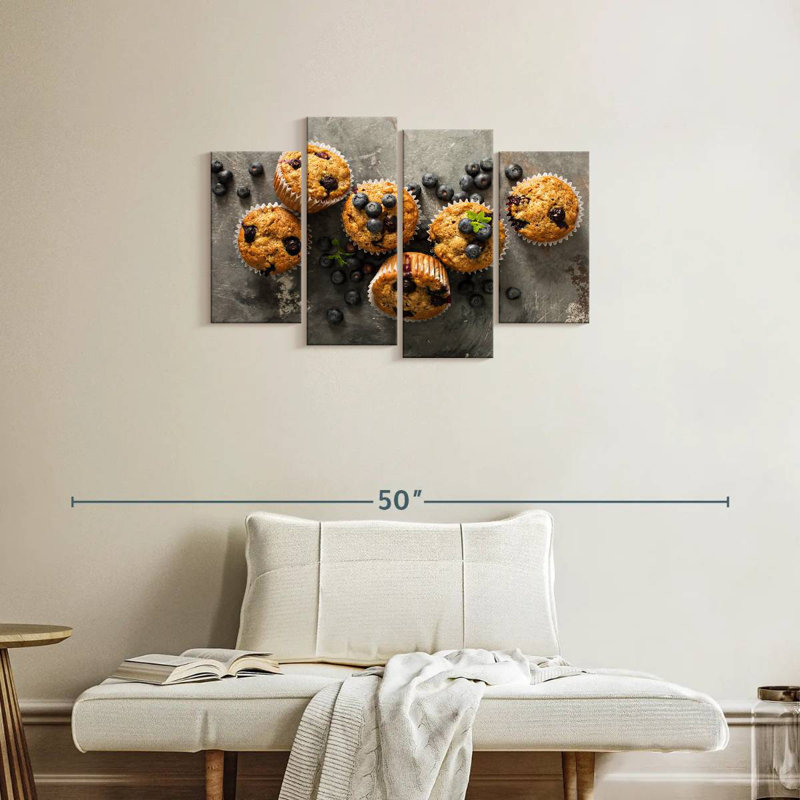 Dessert bleuet Yarlin, H 22 po x l 36 po