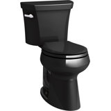 Highline 1.28 GPF Water Efficient Round Two-Piece toilet (Seat Not Included)