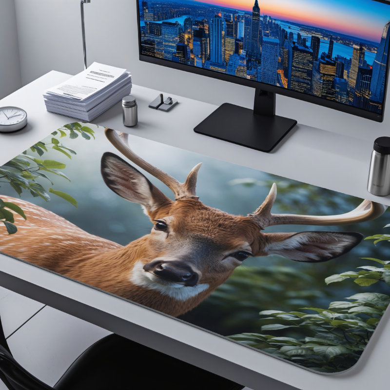 Polyester Desk Pad, 23.6x13.8