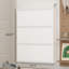 Armoire de rangement murale à chaussures avec 3 tiroirs rabattables et structure en métal-131634731