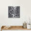 Art mural en métal luxueux «Rome Map Black» par Laura Marshall-102872439