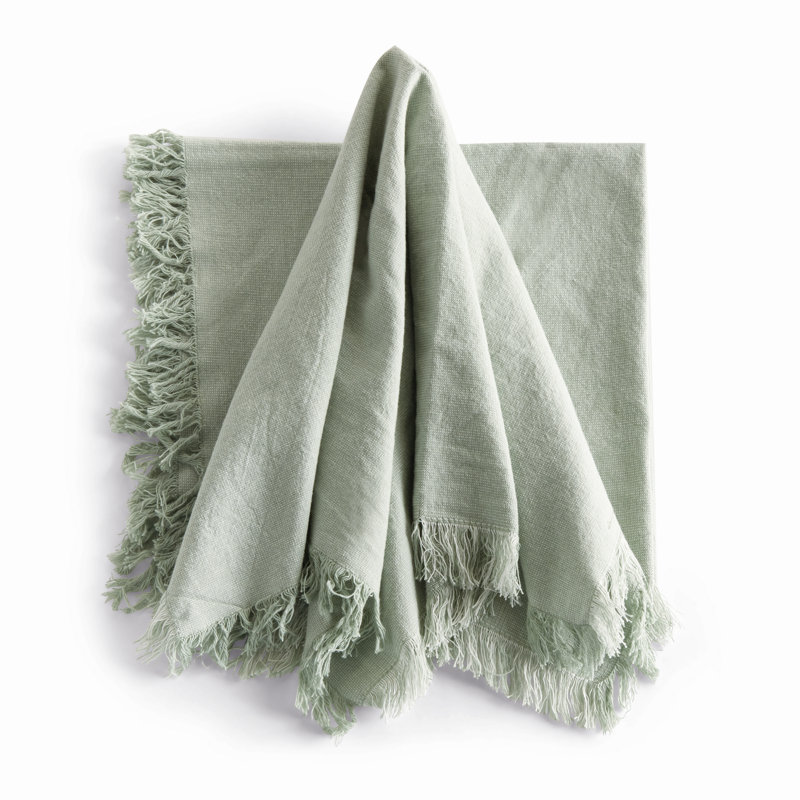 Ensemble de 4 serviettes de table Aura, Vert