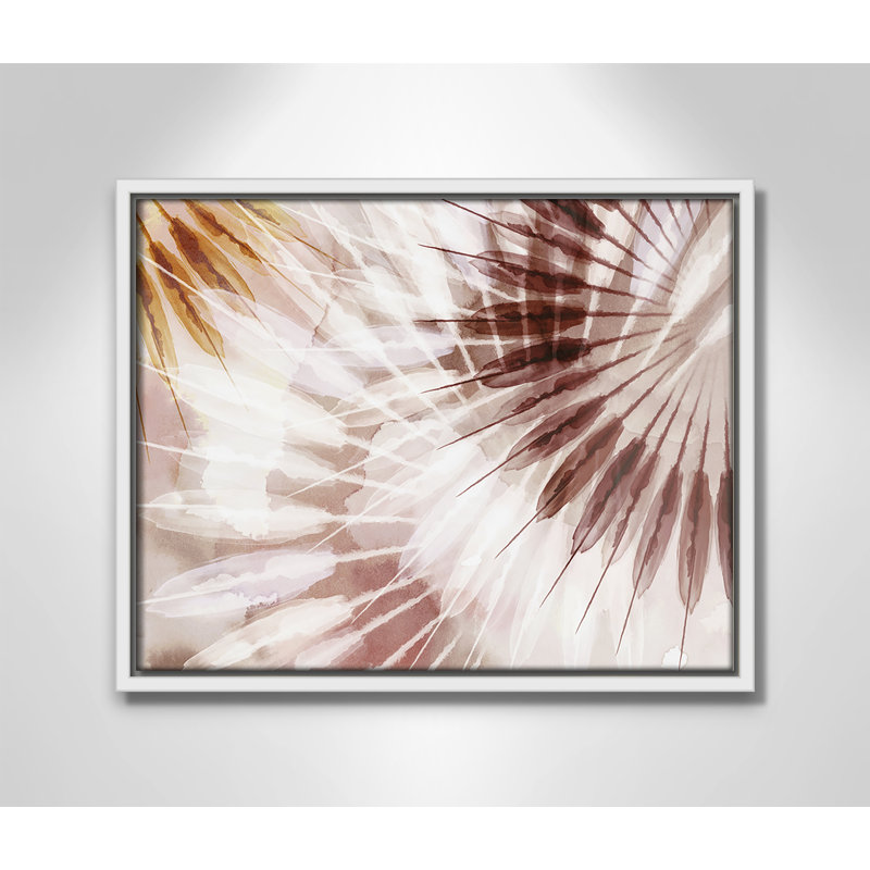 «Dance of the Rays I Print» par Eva Watts, Blanc, H 12,5 po x l 15,5 po