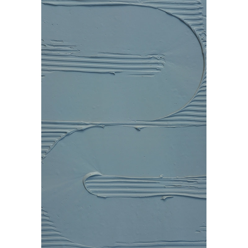 «Mud Texture 12 Blue» par Pictufy, H 72 po x l 48 po