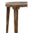 Anthea Mango Wood Handmade Intricately Carved Floral Side End Accent Table with 3 Slender Legs-335338768