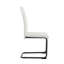 Chaise en porte-à-faux rembourrée en similicuir Modern-39845839-39845833