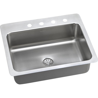 Lustertone 27" L x 22" W Dual Mount Kitchen Sink