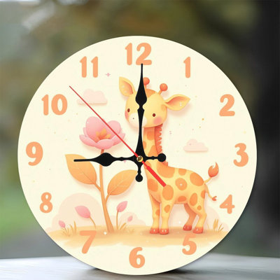 cute giraffe clock