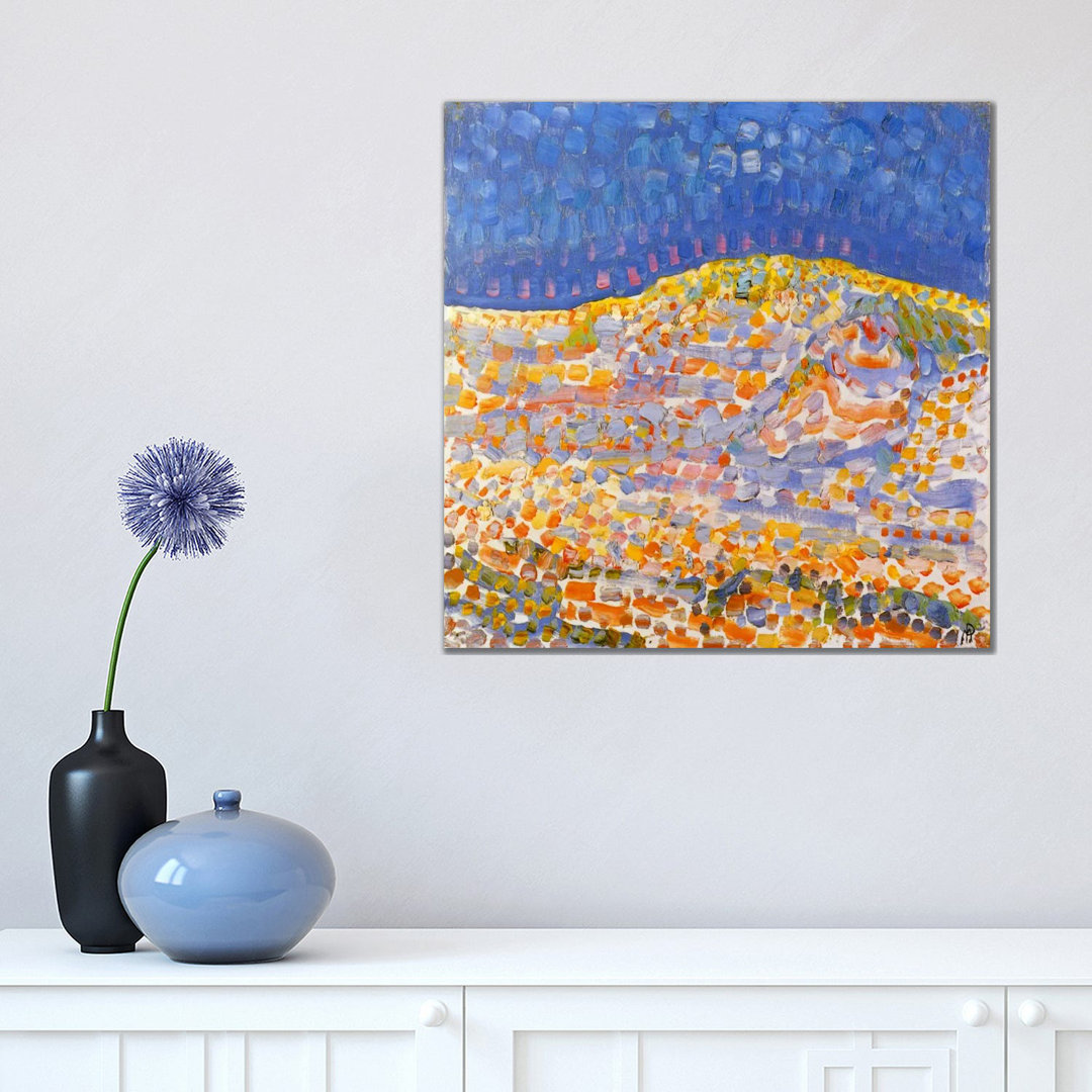Dune Ll by Piet Mondrian - Wrapped Canvas Painting