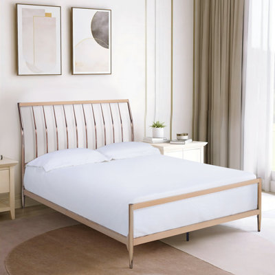 Mehraab Bed, Platform Bed, Bed Frame -  Everly Quinn, A7F8A07A2D79497796DD0C9C7A3C1CE9