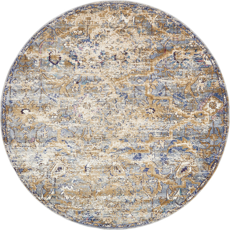 Mignonette Oriental Indoor Rug, Round 5'