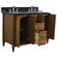 Ensemble de meuble-lavabo double 49 po Haydel-950781058