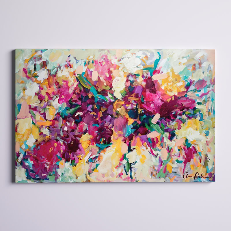 "Invitation" Painting Print on Canvas by Amira Rahim, Wrapped Canvas, 32" H x 48" W, No Frame