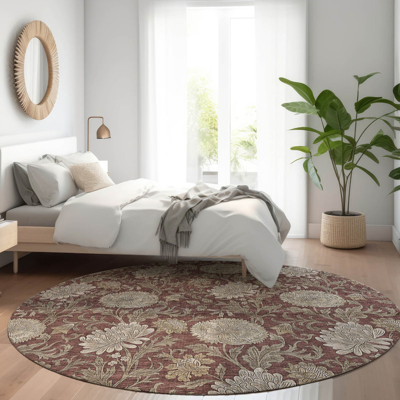 Tapis intérieur / extérieur Ayush, Rond 8 pi