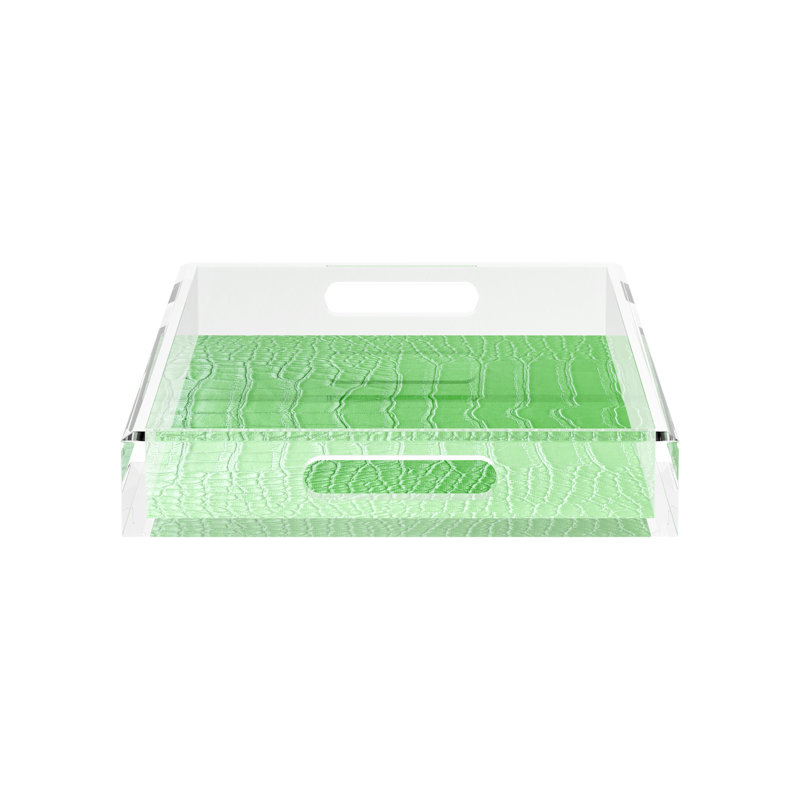 Crocodile Weatherly, 17"W x 10.5"D x 2"H