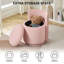 Fauteuil demi-tonneau pivotant rembourré avec rangement-1538664980-1510171286
