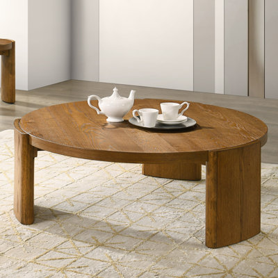 Table basse ronde en bois Blitar