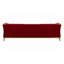 Burnham Velvet 3 Seater Sofa-1160834374