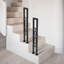 Rampes d'escalier décoratives en forme de U 35,43 po