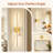 28 Inch Battery Operated Wall Sconces with Remote Control, 3000K Warm White/  Dimmable/ 350° Rotating, 2-Pack-128973836-128973837