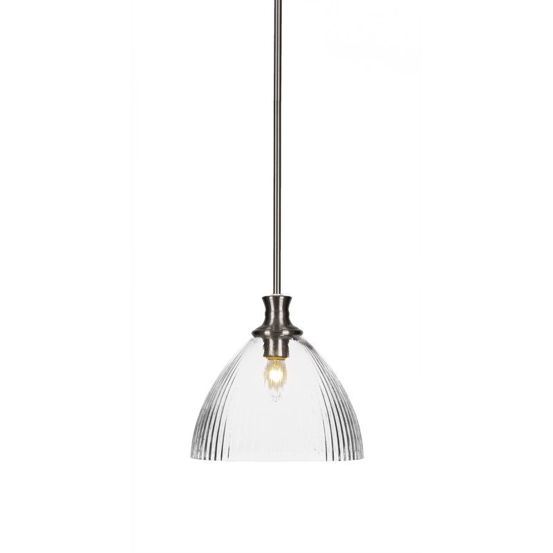 Luminaire suspendu suspendu Chestle, Nickel brossé