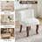 Tufted Upholstered Velvet Vanity Chair with Solid Wood Legs-280378395