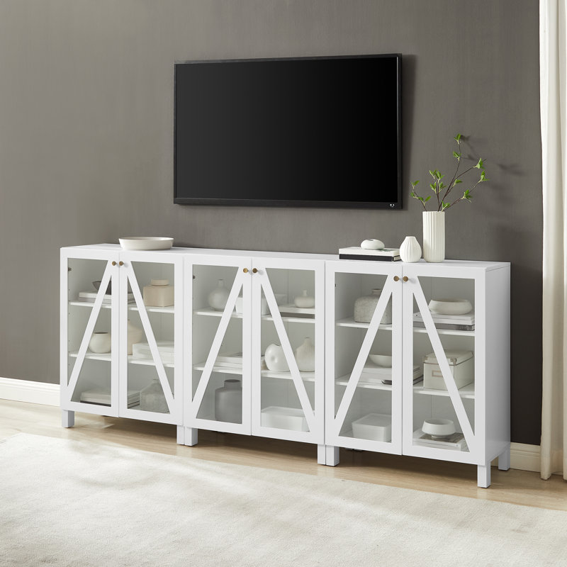 Armoire multimédia Arrastia, Blanc