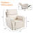 Modern Manual Recliner Chair for Adults, Overstuffed Recliner-1083837863