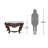 Hapsburg 54'' Marble Top Console Table