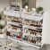 Shoe Cabinet with 3 Flip-out Drawers And Diamond Handles