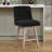 Terron 360° Swivel Barstool with Solid Wood Legs-2760771-14006576