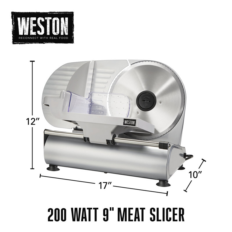Weston 9" Electric Meat Slicer