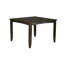 Ensemble de salle à manger 5 pièces à hauteur de comptoir comprenant une table carrée avec piédestal et 4 chaises de cuisine, 54 x 54 pouces, cappuccino-129910329-129910326-98589825