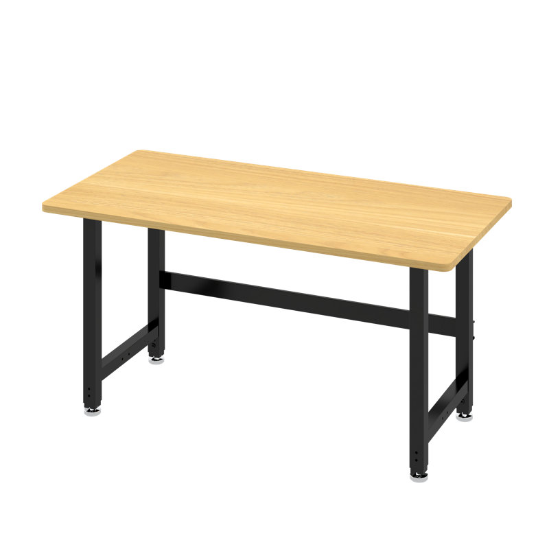 Établi robuste avec plateau en bois massif