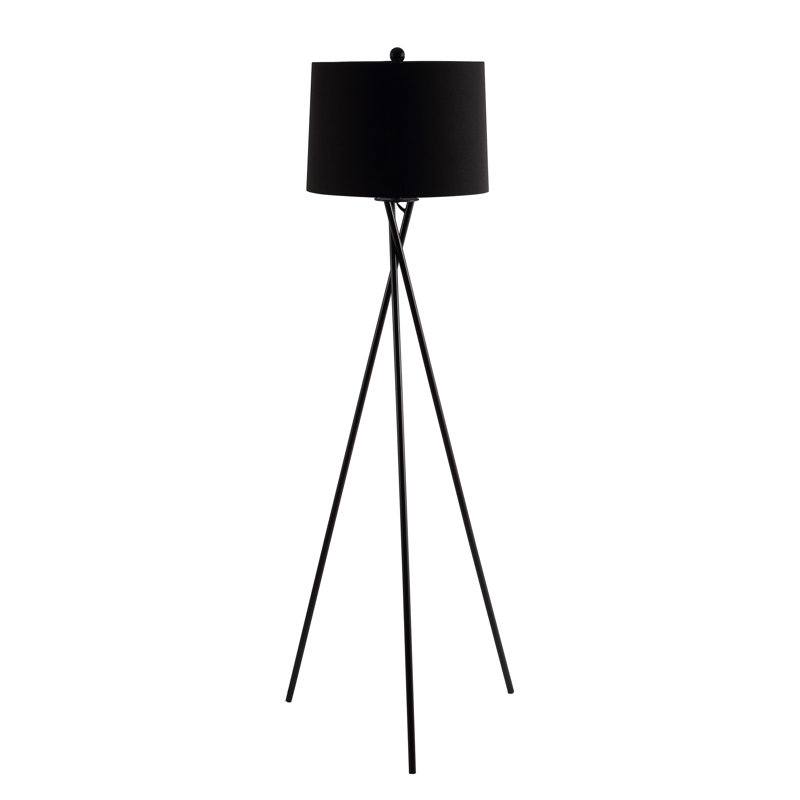 Olivine 61.5'' Black Tripod Floor Lamp