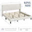 Upholstered Bed Frame with Wing Side-245782667-245782668