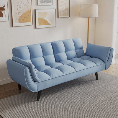 74 pouces canapé doux deux accoudoirs coussin décoratif confortable