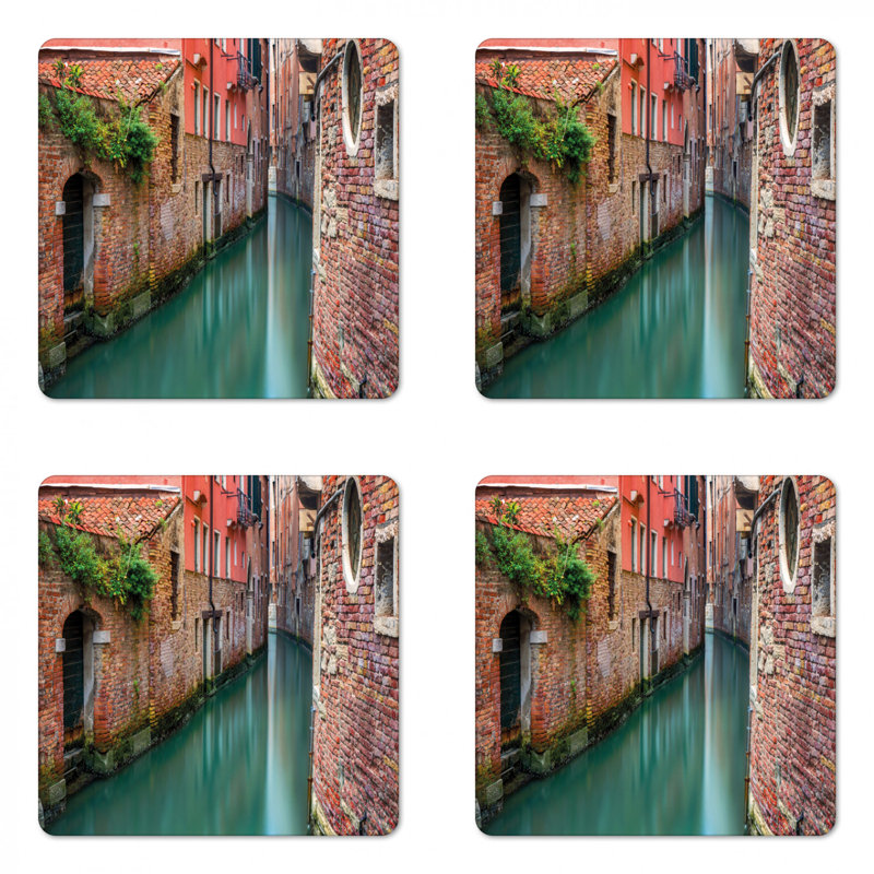 Square 4 Piece Coaster Set