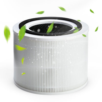 HJD22 Air Filter Replacement, 3-in-1 HEPA Filter, High-Efficiency Activated Carbon