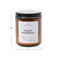 Bougie en verre Amber
