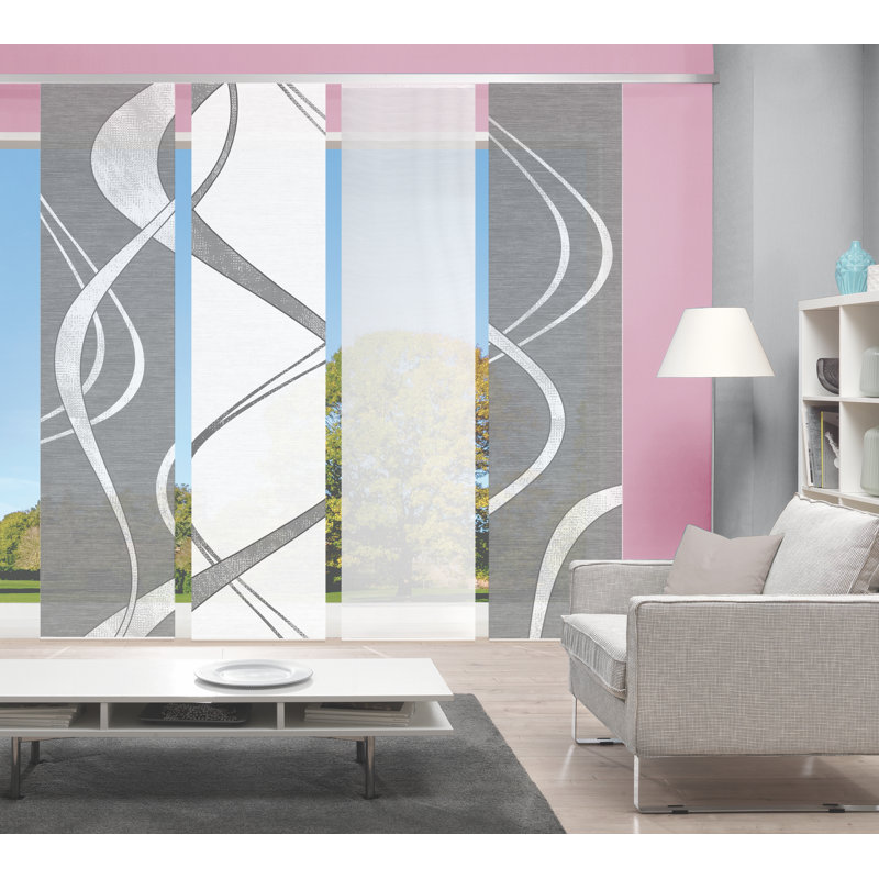 Peraza Semi Sheer Curtain Panel Pair