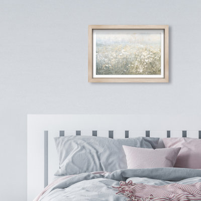 Meadow Veil Shadowbox Floral & Botanical Print by Oliver Gal, Black Frame, 15 x 10
