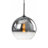 Dual-Light Hand-Blown Mirrored Glass Pendant